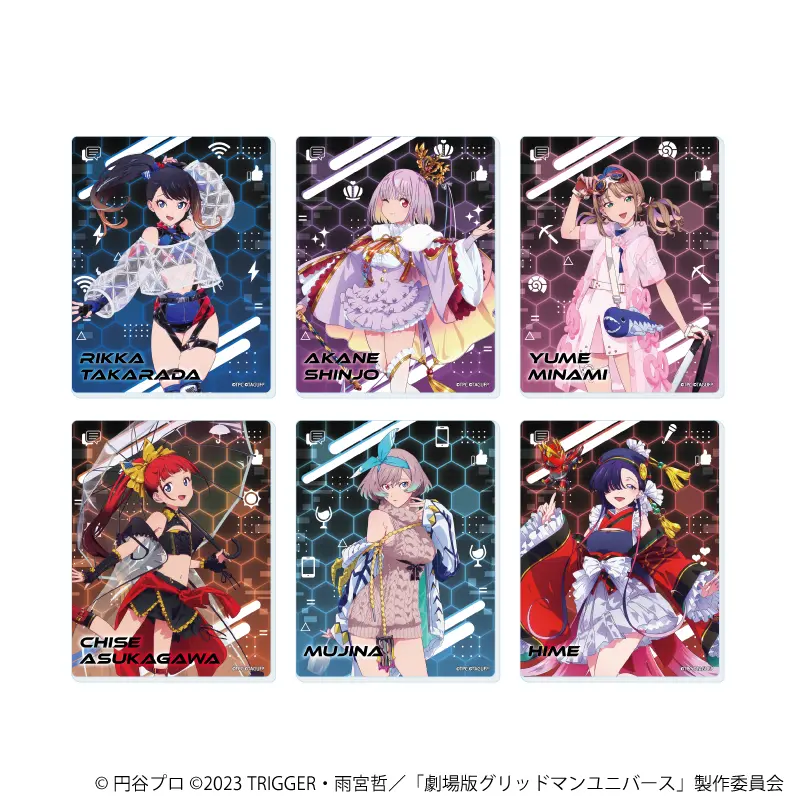 アクリルカード「グリッドマンユニバース」24/バーチャルライバーver