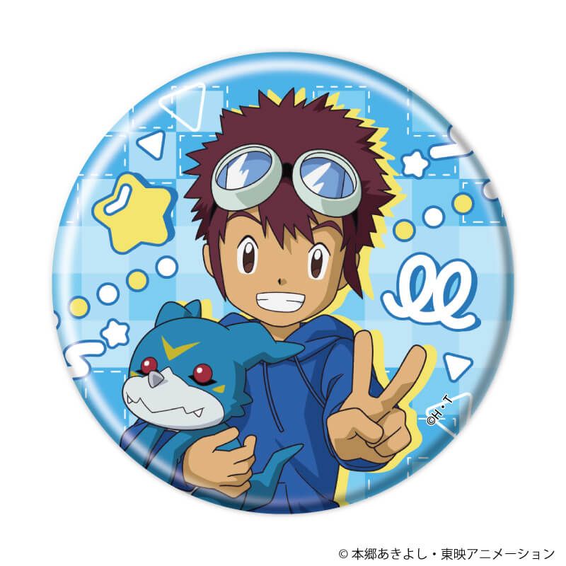 d*2様 デジモン デジモンアドベンチャー くじ 缶バッジ ミニ グッズ