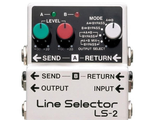 BOSS LS-2 Line Selector - 多彩なセッティングが可能なライン