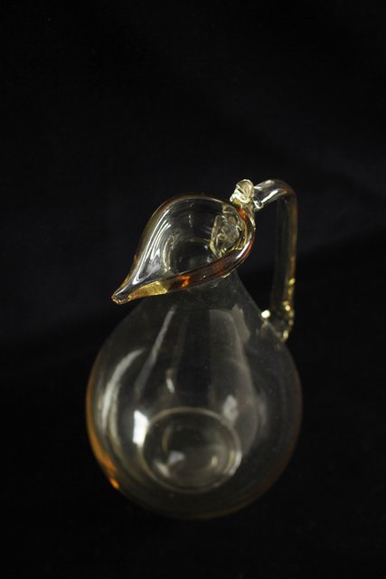 由水常雄 監修 復元正倉院ガラス白瑠璃 水瓶/水差 Y012｜骨董店 のびる