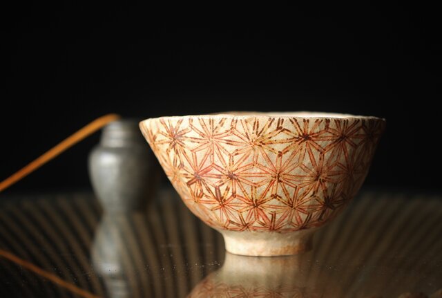 滝口和男 『祭り支度や』共箱 茶碗 P257｜骨董店 のびる 古美術 骨董