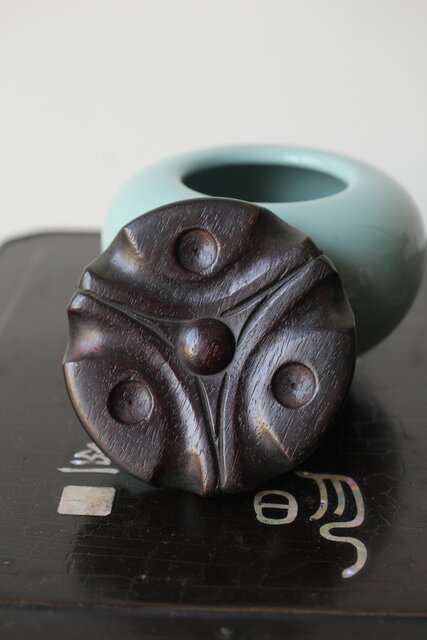 玉彫三足銀火屋ミニ