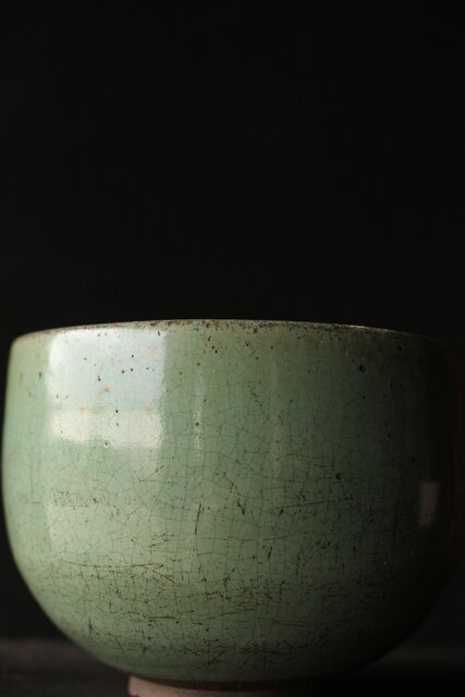 布志名焼 ぼてぼて茶碗 P367｜骨董店 のびる 古美術 骨董 和風建具 蔵