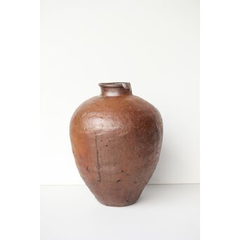 ♥古瀬戸三耳壺壷473mm花瓶骨董古玩中国