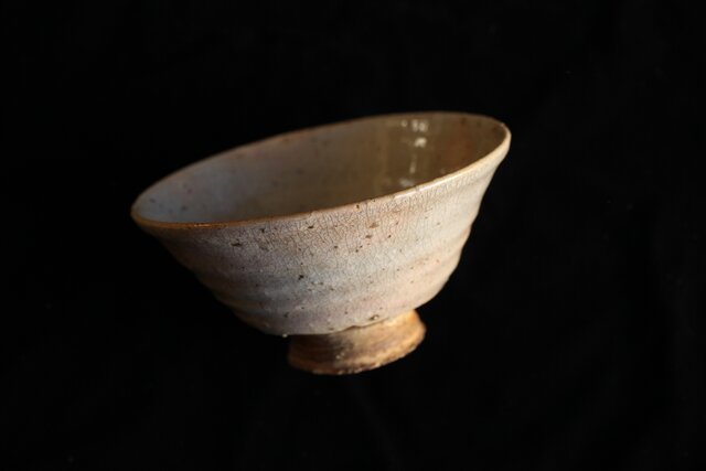 古萩茶碗 遠州流 小堀宗明箱書 P458｜骨董店 のびる 古美術 骨董 和風