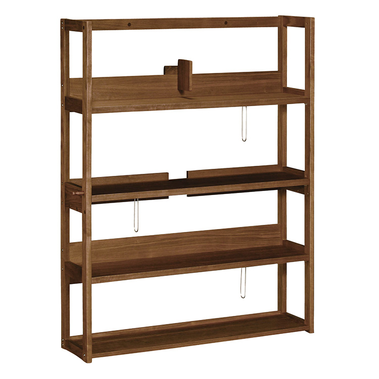 Buona scelta 書棚 オープンタイプ 幅115cm QT3575 ウォールナット