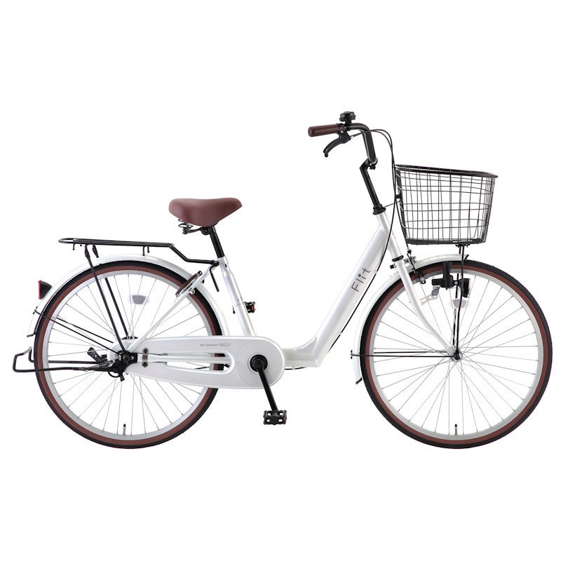 一般自転車】フリット 26インチ (ホワイト) | S-tech(サカモトテクノ