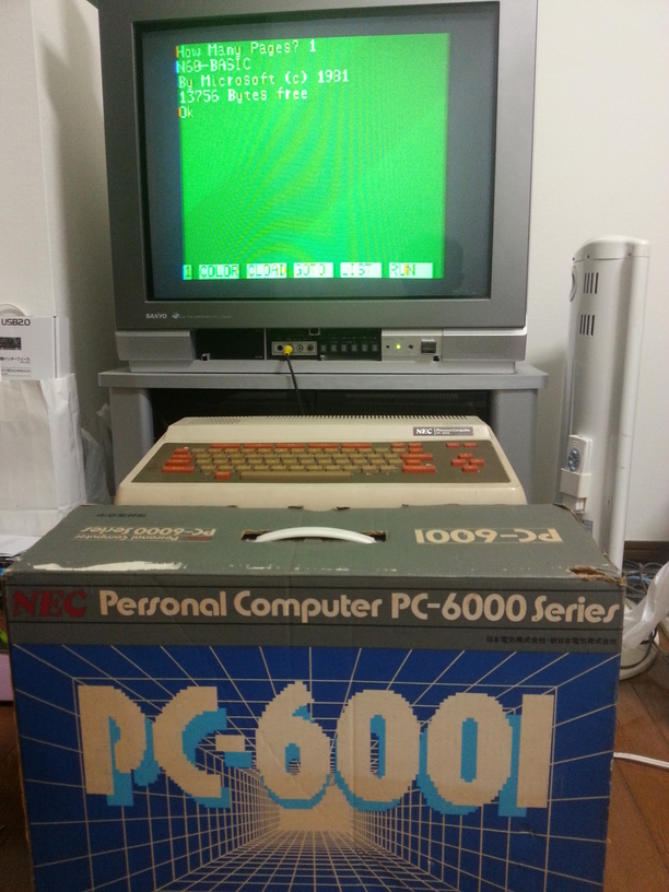 PC-6001初代機&PC-6082ゲット: 808 Midway
