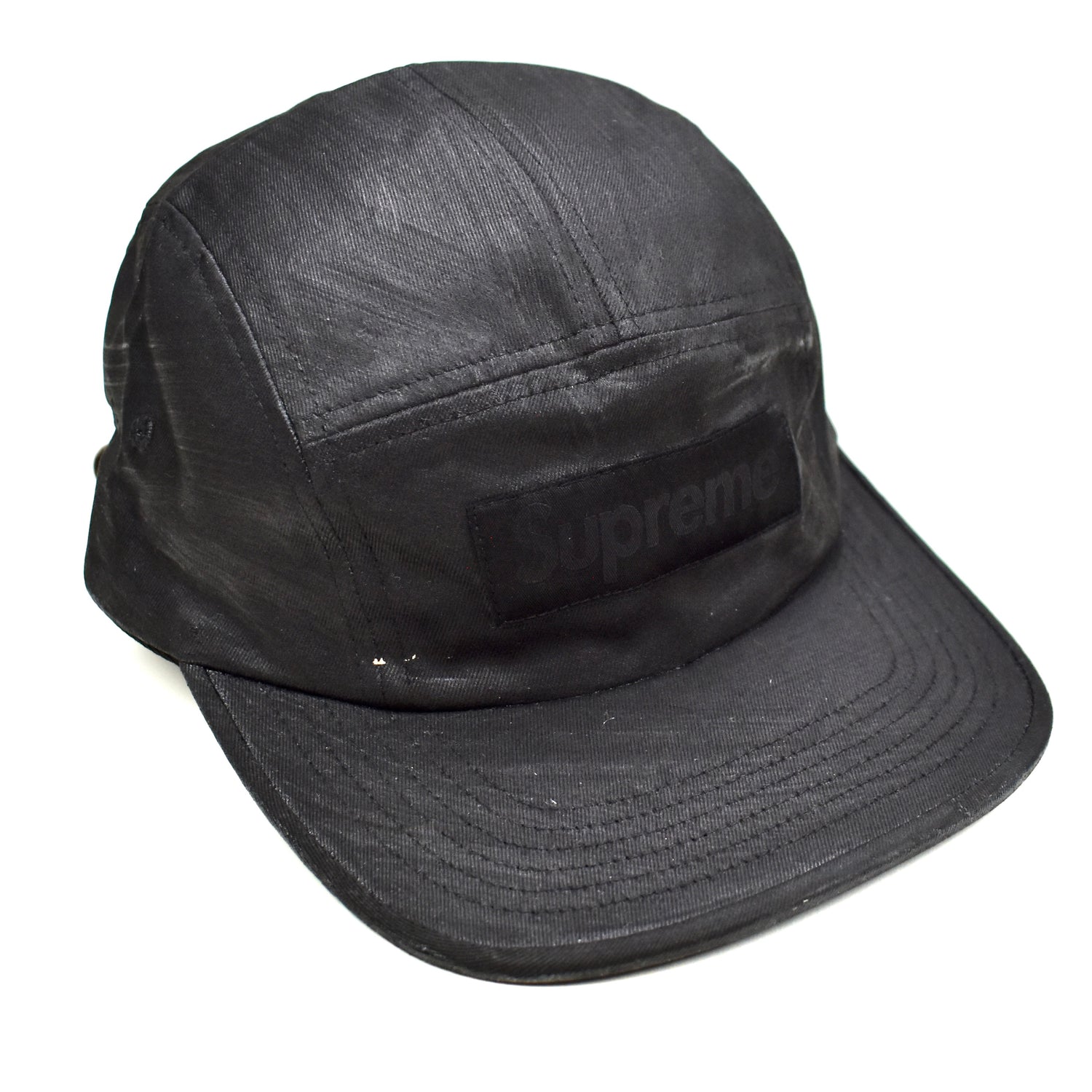 Supreme x Maison Margiela MM6 - Black Painted Box Logo Hat – eluXive