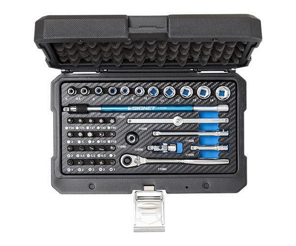 シグネット 1/4DR 38PC ソケット＆ビットセット（6角） 11722