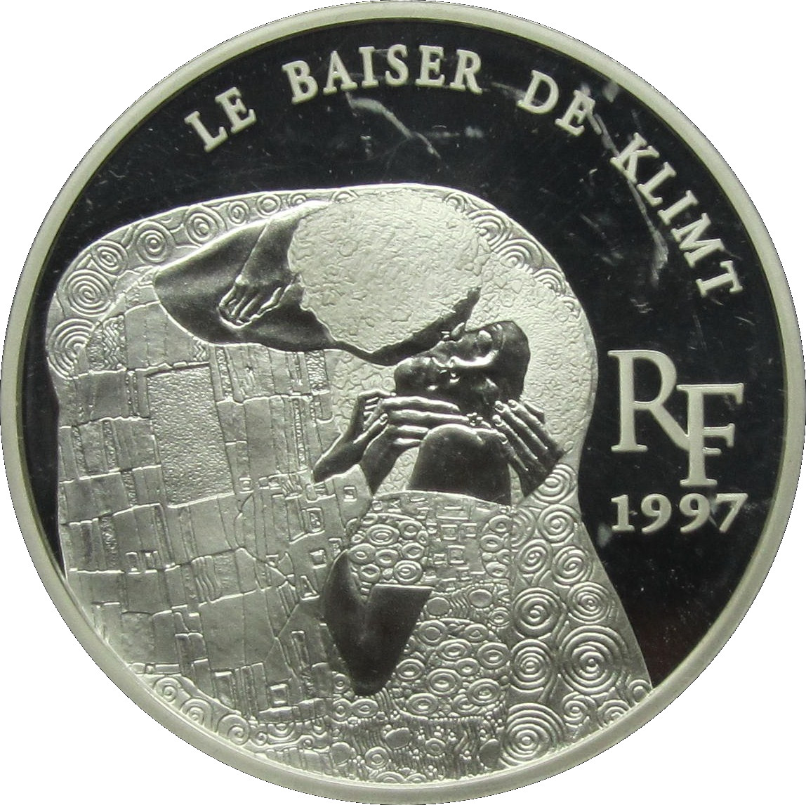 MONNAIE DE PARIS 1997年 10フラン 1.5ユーロ 銀貨