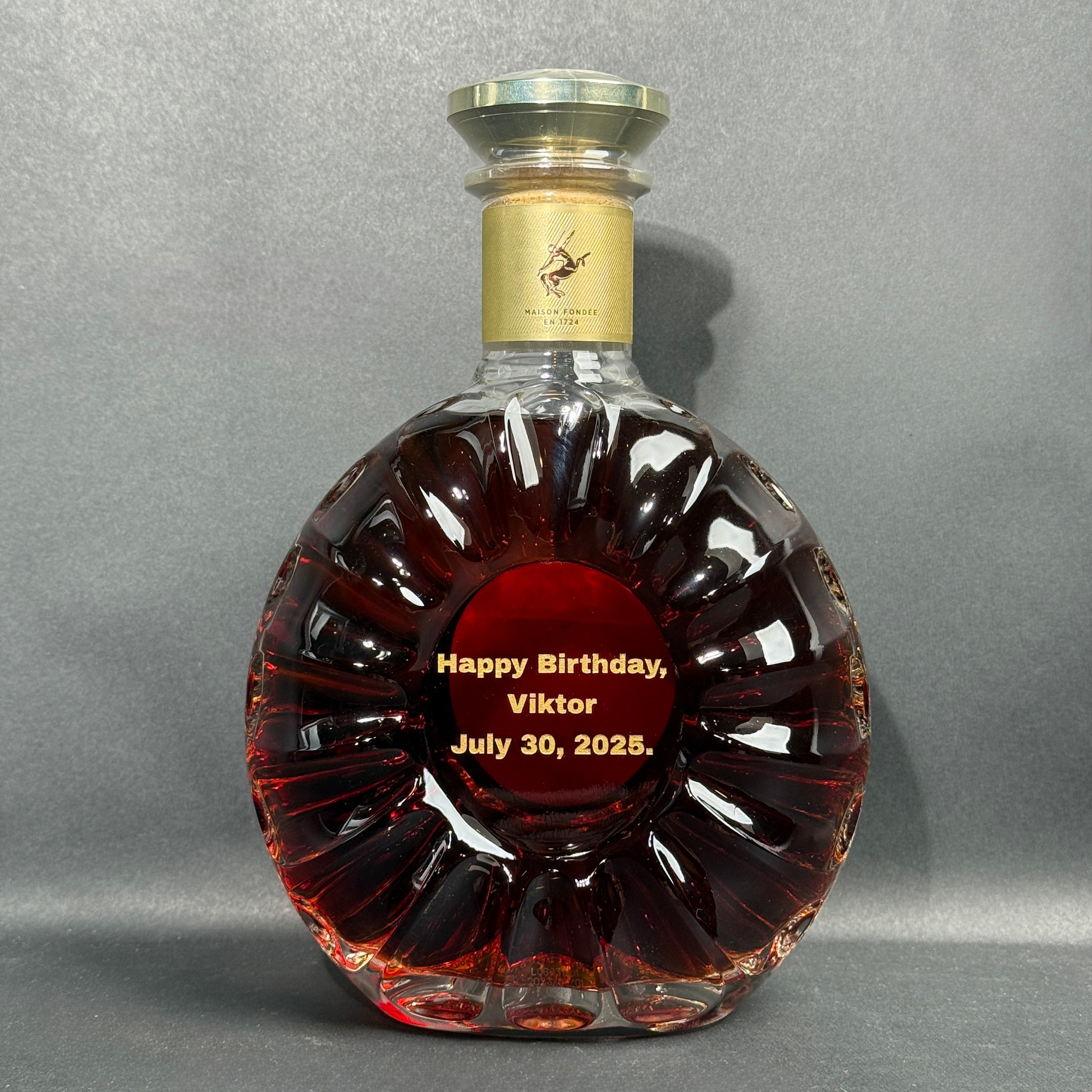 Engraved Remy Martin XO Excellence Cognac – Personalized Luxury