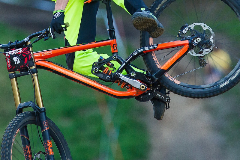 Spotted: Brendog's Prototype Scott Gambler - Crankworx Rotorua