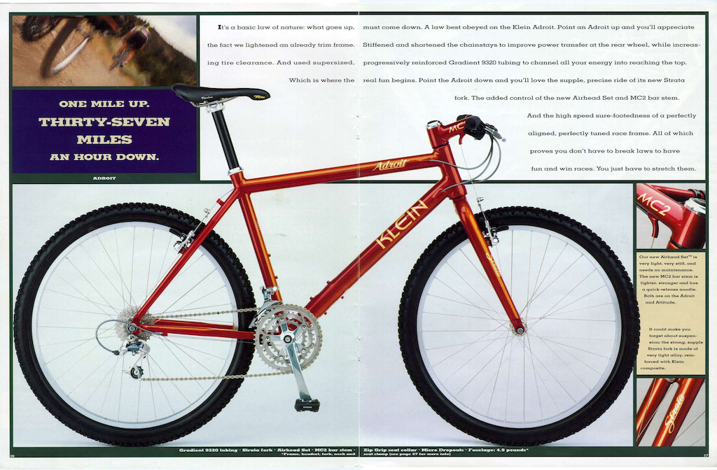 Now THAT Was a Bike: 1996 Klein Mantra Pro - Pinkbike