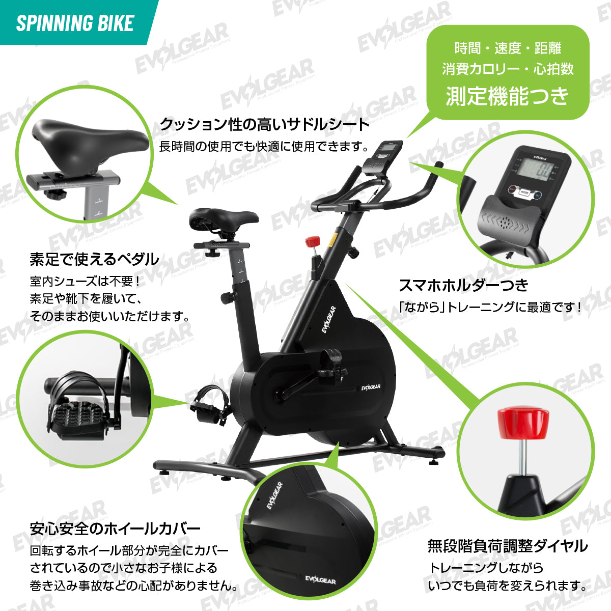 EMSスーツ+スピニングバイク セット – EVOLGEAR