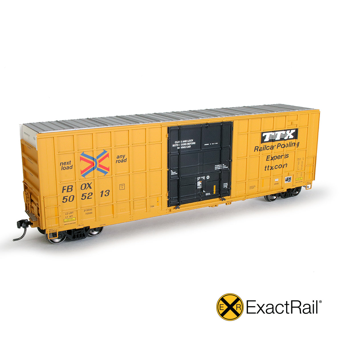 Boxcar TTX Trinity Forward Thinking FBOX HO | ExactRail
