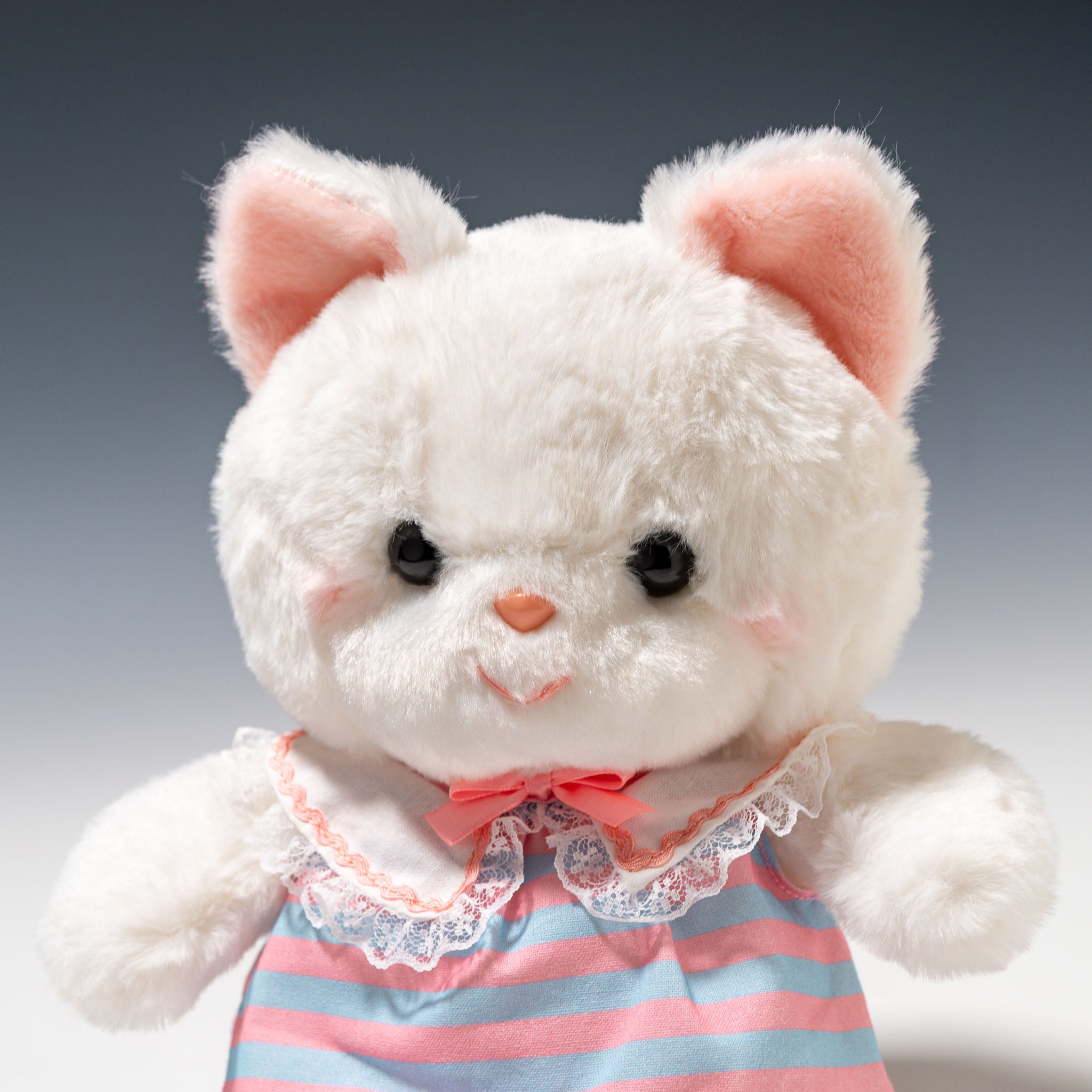 昭和レトロ ヴィンテージ 吉徳 クリーミー 猫 ぬいぐるみ 中古品 2こ