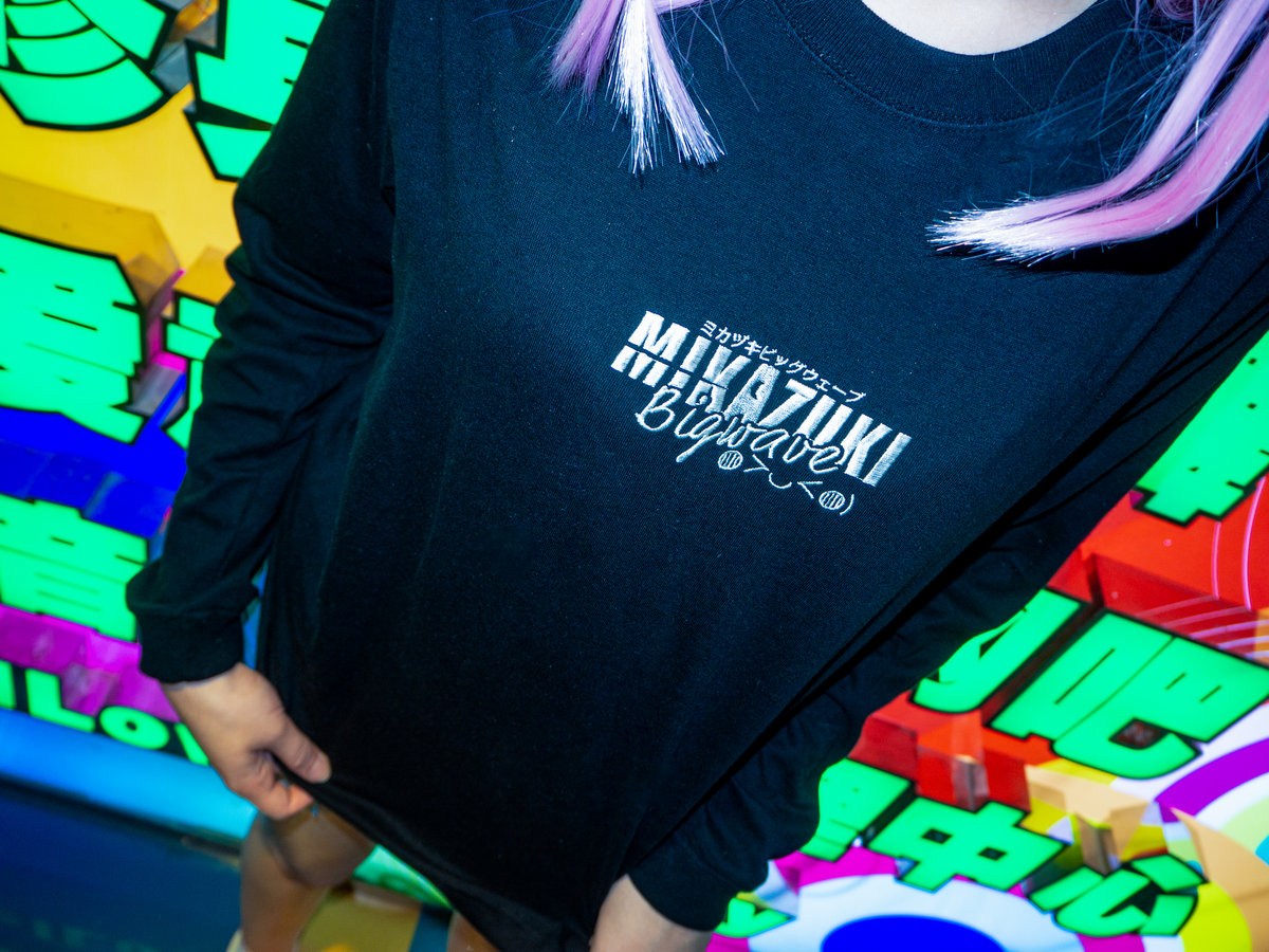 Mikazuki Bigwave Logo Long Sleeve Tee [EMBROIDERED] | ミカヅキBIGWAVE