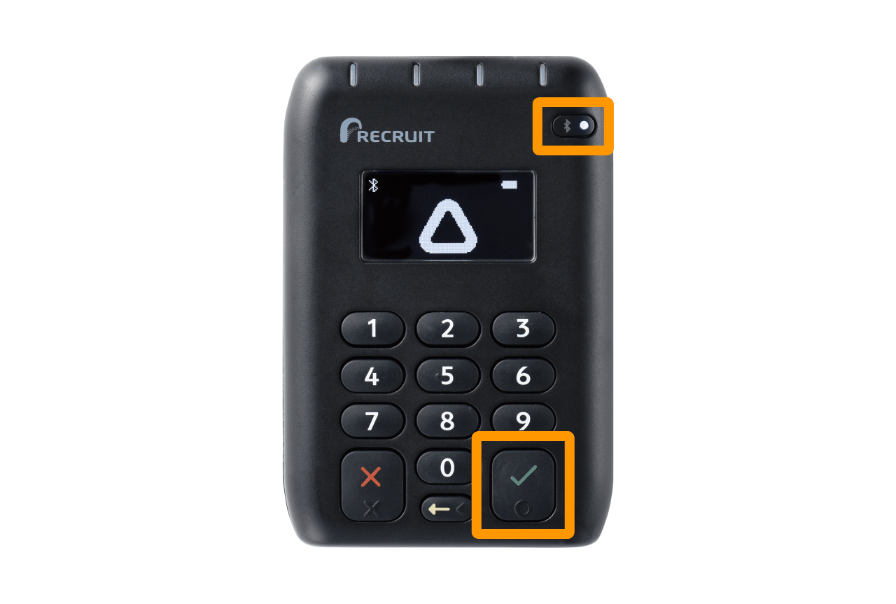 カードリーダーのディスプレイに「Checking Security」と表示された