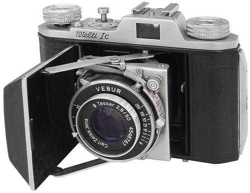 Welta Welti ic Tessar 50 2.8 シャッターOK ジャク Welta Welti ic