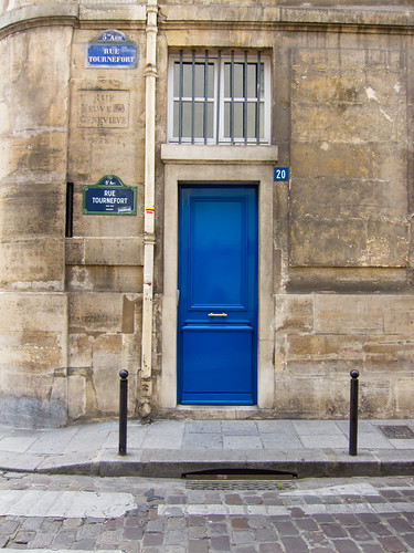 フランス蚤の市より アンティーク パリ 道路看板 ホーロー プレート