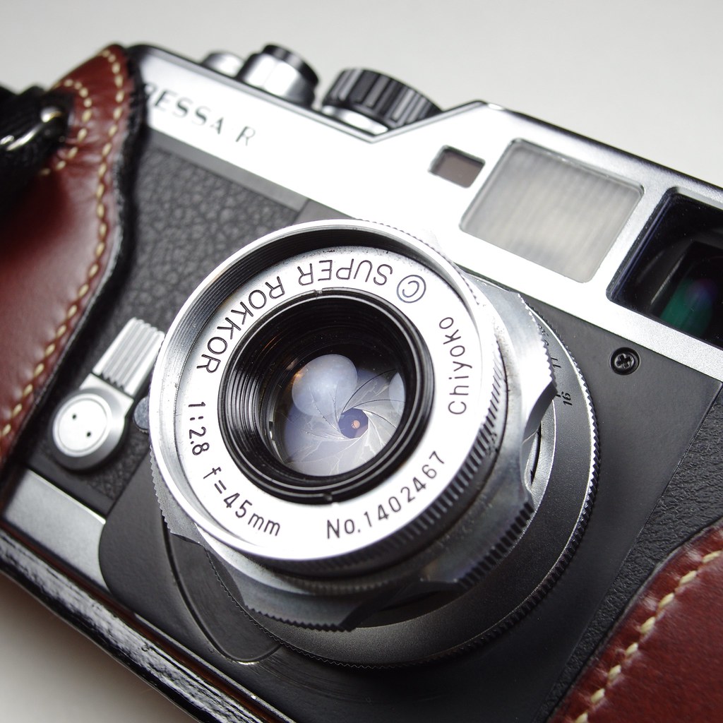 Chiyoko SUPER ROKKOR 45mm f2.8千代田光学 スーパーロッコール 梅鉢