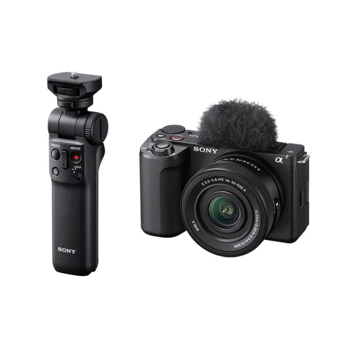 SONY ZV-E10 ミラーレス一眼 シューティンググリップ付き SONY