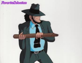 ルパン三世 ルパン 次元 アニメ セル画 背景付き ルパン三世 ルパン