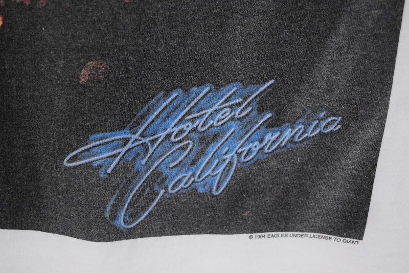 90年代 90s ホテルカリフォルニア イーグルス バンT ミュージック 音楽