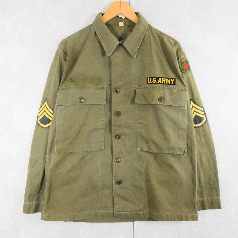 40年代 40s アメリカ軍 米軍 ミリタリー カーキ M43 ヘリンボーン