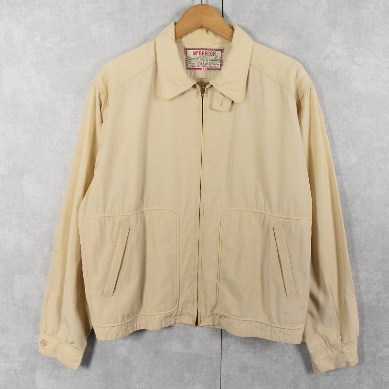 50s 50年代 マクレガー アメリカ製 ドリズラージャケット スイング
