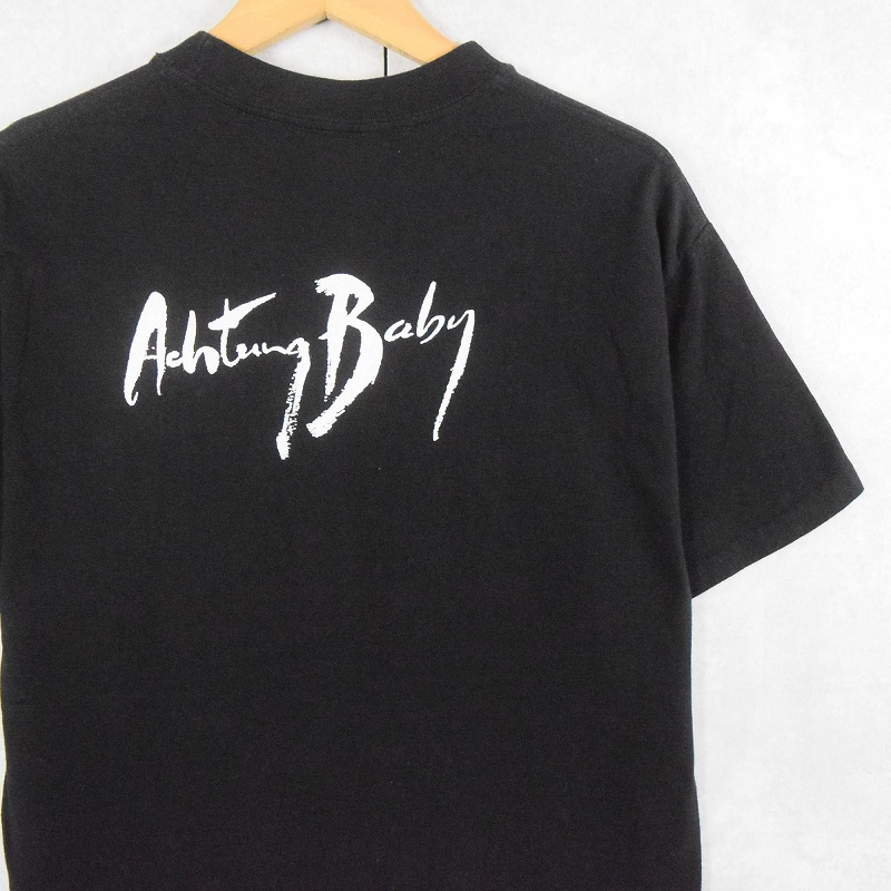 音楽 ミュージック アクトン・ベイビー 黒 ブラック 半袖 バンT