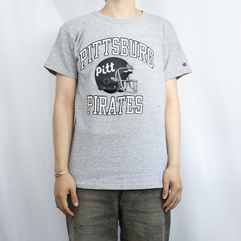 80s 80年代 チャンピオン アメリカ製 半袖 グレー│ヴィンテージ古着屋