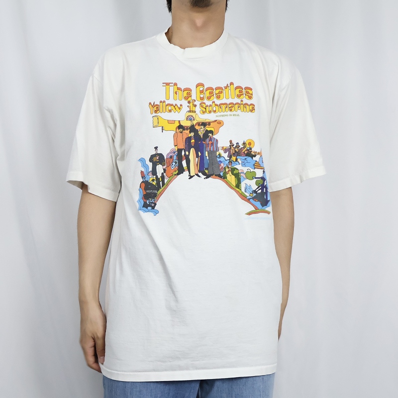 90年代 90s ザビートルズ ミュージック 音楽 バンT イエローサブマリン