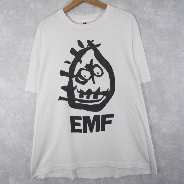 1992年 UKロックバンド EMF ツアーTシャツ 1992年 UKロックバンド EMF
