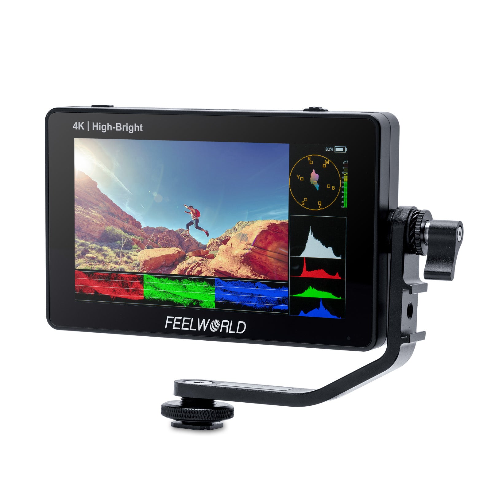 FEELWORLD F6 Plus V2 専用モニターケージ付き FEELWORLD Monitor de