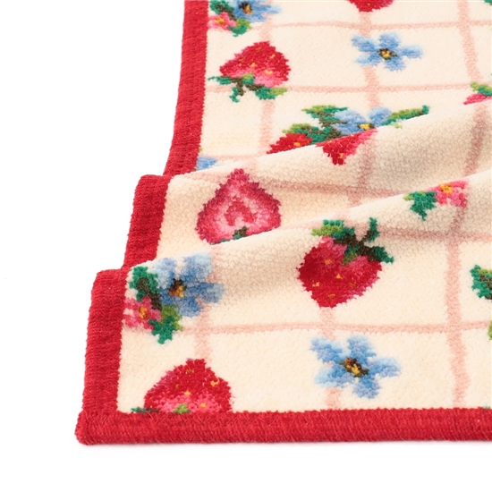 ストロベリーフィールドプティ ゲストタオル(アイボリー): FEILER