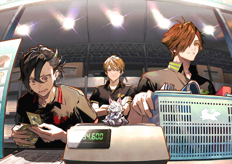 FGO 7周年記念 A4 メインビジュアル キャラファイングラフ FGO 7周年