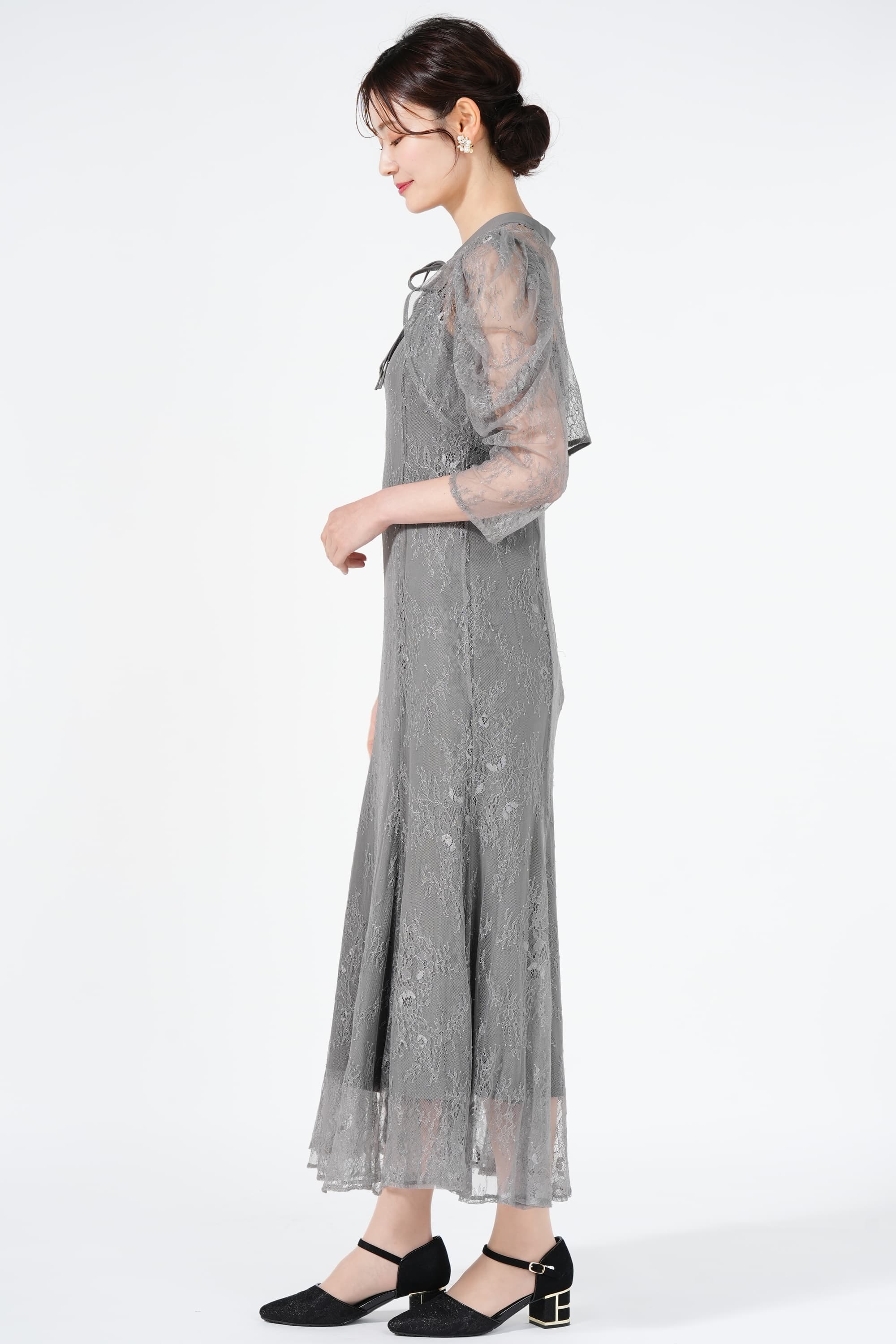 Dorry Doll ボレロレイヤード総レースグレードレス (M) をレンタル