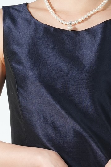 Igin Zibeline シャンタン光沢ロング紺ドレスセット (M) をレンタル