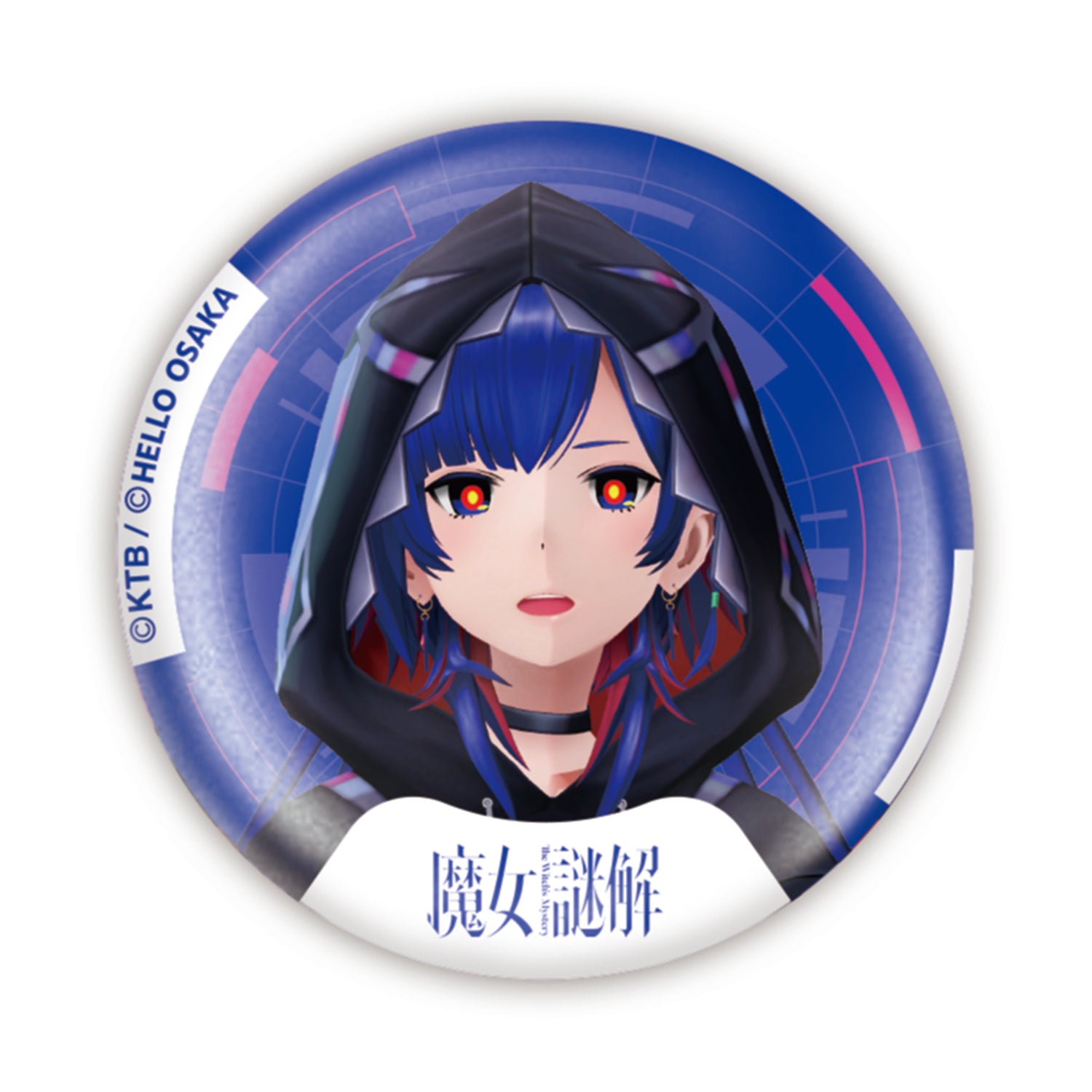 KAMITSUBAKI STUDIO×HELLO OSAKA】クッション缶バッジ3個セットB（狸眼