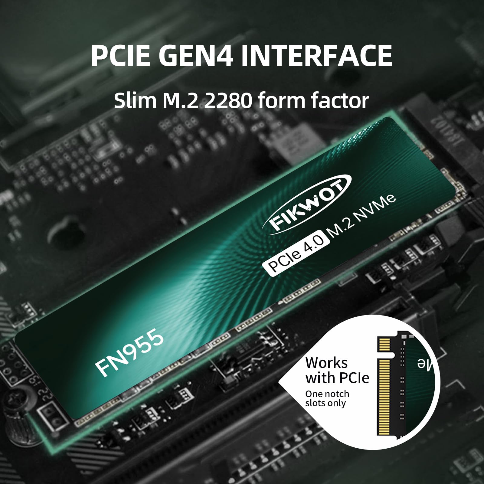 Fikwot FN955 M.2 2280 SSD PCIe Gen4 x4