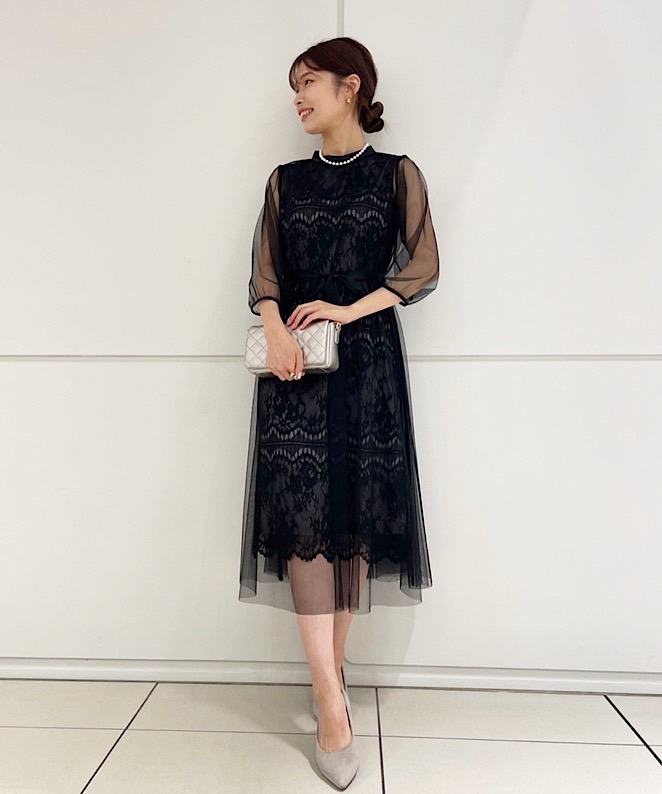 追加】レース&チュール重ね催事ワンピース｜Stola.（ストラ）公式通販