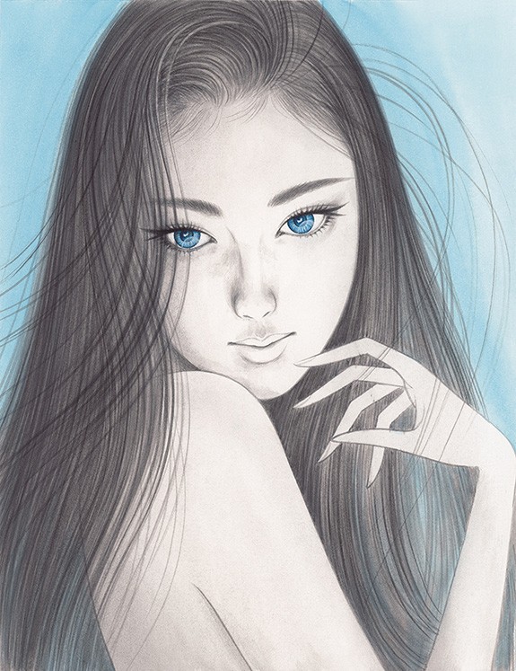 Sweet Lover Blue eyes angel（S) | 鶴田一郎アートストア ICHIRO