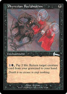 ファイレクシア流再利用/Phyrexian Reclamation》[ULG] 黒U | 日本最大