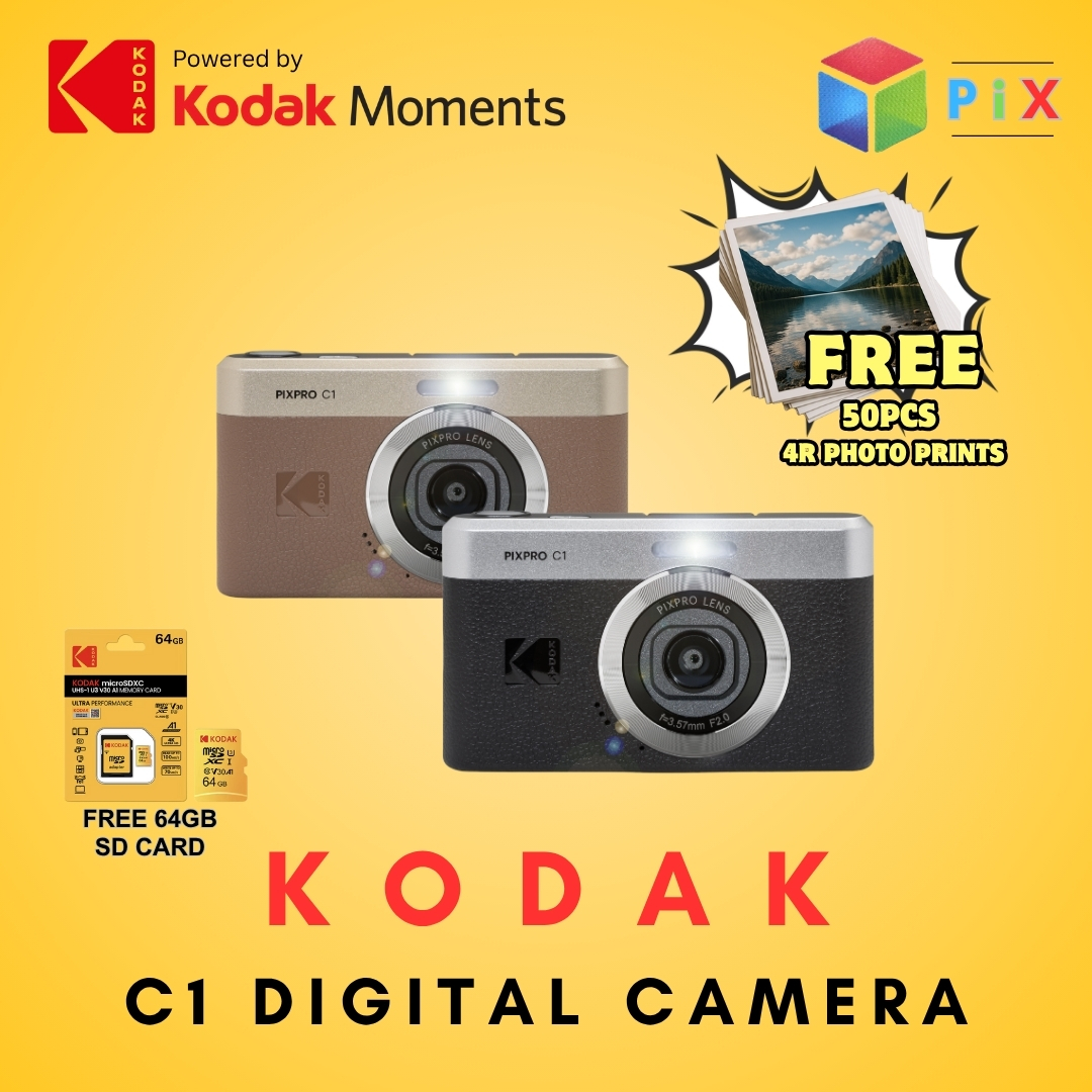 Kodak PIXPRO C1 Compact Point and Shoot Digital Camera CCD - Film Lab