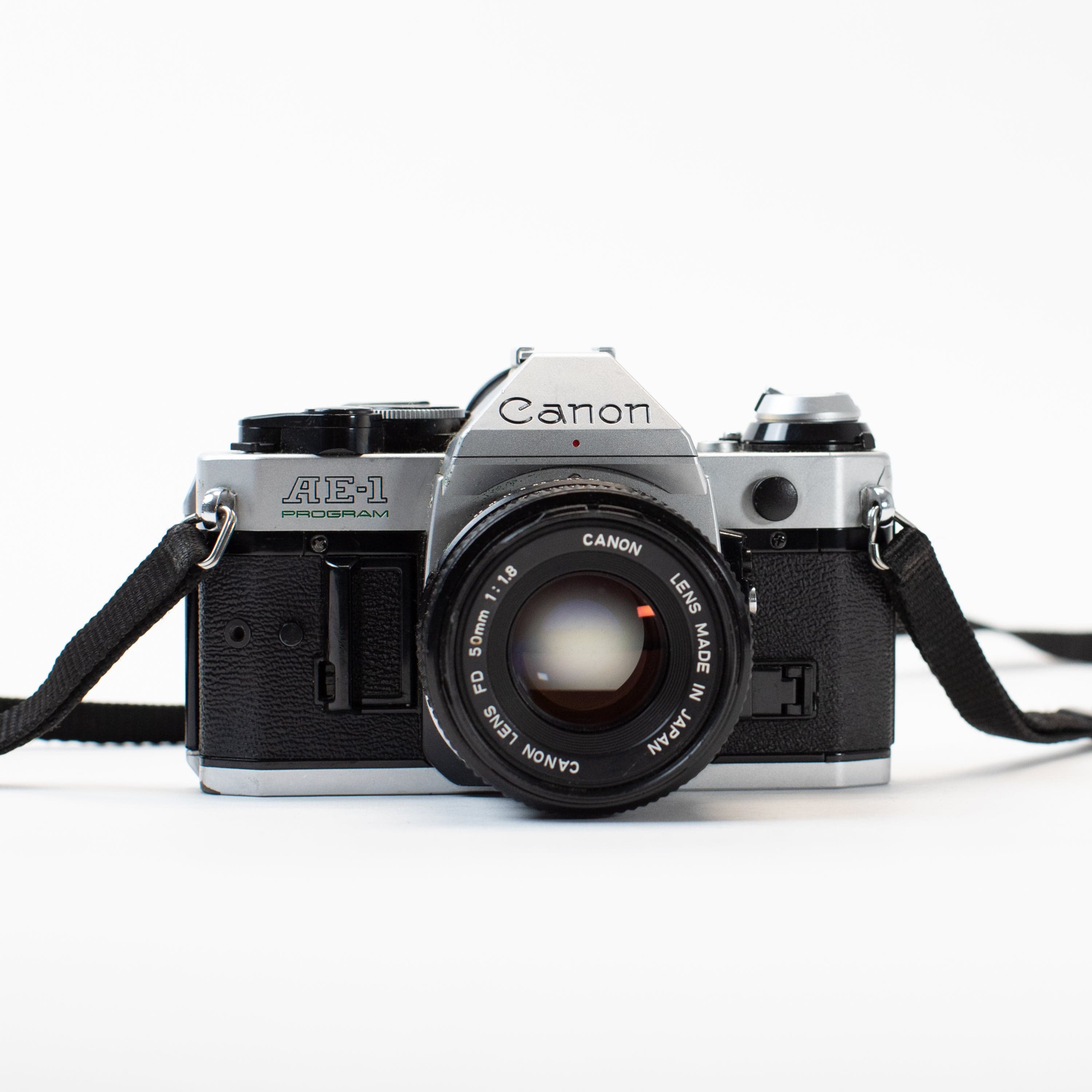 Canon AE-1 Program w/ 50mm FD f/1.8 and 80-200mm zoom – Film