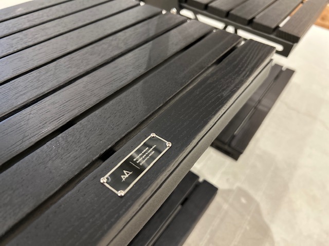 アノバ ブラックエディションウッドロールテーブル、ウッドラック入荷