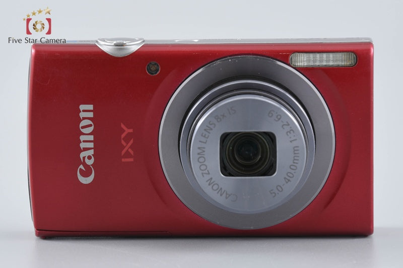 中古】Canon キヤノン IXY 160 レッド コンパクトデジタルカメラ