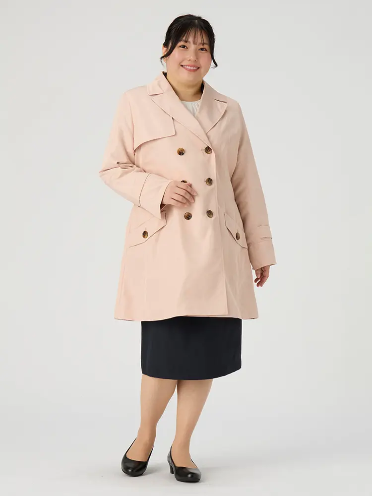 ピンク系 【17・19号限定】【WEB限定】トレンチコートA | フォーエル